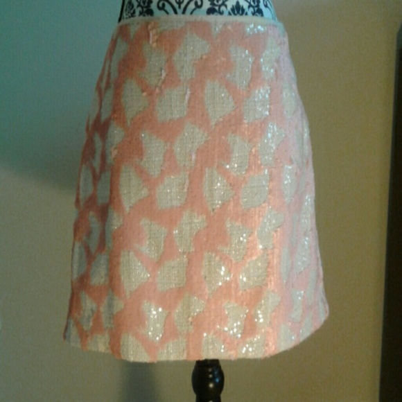BANANA REPUBLIC SKIRT MINI SEQUINS SIZE 12 - Picture 3 of 8